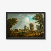 Scene from the Napoleonic Wars: Bridge in the Lobau with French Infantry by Joseph Rebell - thumbnail_1_bf_673c953f5e0c5e198f5ec570